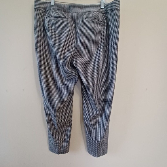 Talbots Ankle Pants Sz 16P Academia Office Preppy Houndstooth Tweed Hampshire - Picture 3 of 9